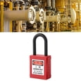 thumbnail image 4 of Candado de seguridad con llave, candado de seguridad rojo denso candado de seguridad rojo cerraduras de seguridad grado profesional, 4 of 10
