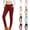 Style1-Wine girls yoga pants, variant on Mceream Girls Leggings with Pockets Cotton Full Length Elastic Waist Yoga Pants Stretchy Athletic Pull On Tights Pants Licras Para NiñAs 4-15 Years
