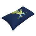 thumbnail image 3 of Disketp Pillow Covers Dino Playing Roller Skate Pattern Throw Pillow Case Cushion Covers,Cushion For Bedroom,Couch,Home-20"X30", 3 of 9