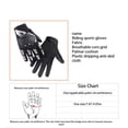 thumbnail image 4 of Jumpingount 1 par de guantes de ciclismo para hombre, reemplazo ajustable transpirable a la moda, guante para montar al aire libre, ropa de manopla guantes y mitones Azul negro Jumpingount AP013108-03, 4 of 6