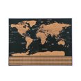 thumbnail image 1 of Scratch Off World Travel Map Poster Lámina de cobre Etiqueta de la pared, 1 of 8
