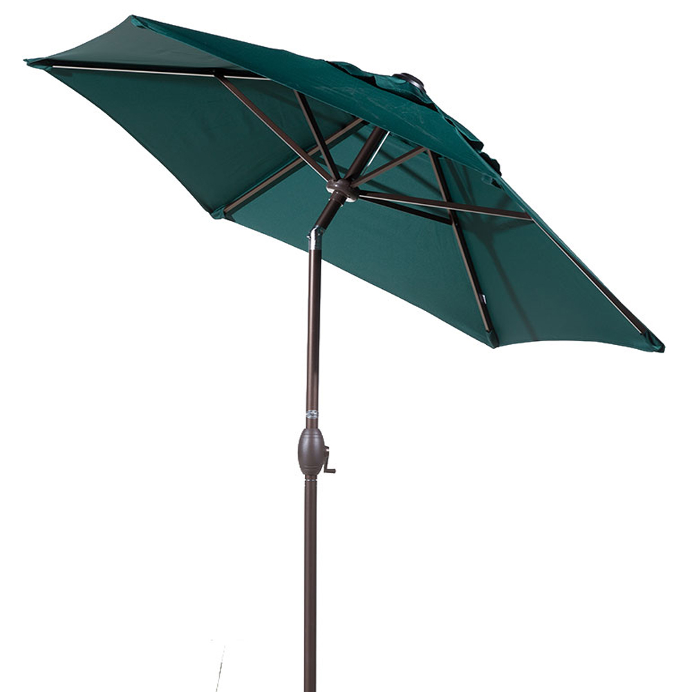 Abba Patio 7 5 Ft Round Outdoor Market Patio Umbrella With Push Button Tilt And Crank Lift Multiple Colors Walmart Com Walmart Com