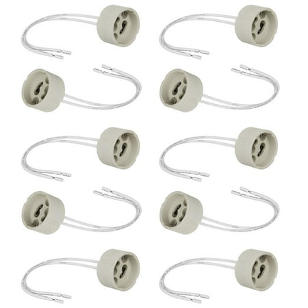 

10-15pcs GU10 Lamp Holder Socket Connector Downlight fitting Wire 150mm