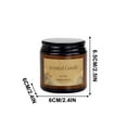 thumbnail image 2 of Czzoypi Soy Wax Scented Candle Gift Set, Aromatherapy Candle in Brown Glass Jar, Relaxing Scented Candles for Home Ambiance Gifts Decor Ins Style, 2 of 4