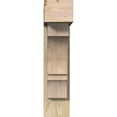 thumbnail image 2 of Ekena Millwork 8"W x 26"D x 34"H Balboa Block Rough Sawn Bracket w/ Offset Brace, Douglas Fir, 2 of 25