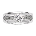 thumbnail image 4 of Sterling Silver Rhodium-plated Cubic Zirconia Ring - Size 7, 4 of 4