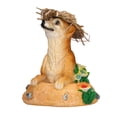 thumbnail image 4 of Estatua de animales de jardín, sombrero de paja, adornos de suricata, artículos de resina, decoración de jardín, construido para profesionales, 4 of 14