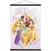 Disney Princess - Let the Magic Begin Wall Poster with Wooden Magnetic Frame, 22.375" x 34"