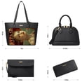 thumbnail image 2 of Women Handbags Set 4pcs Purses for Women Tote Bags Satchel Shoulder Bag Wristlet Bag Clutch Purse for Women, 2 of 8