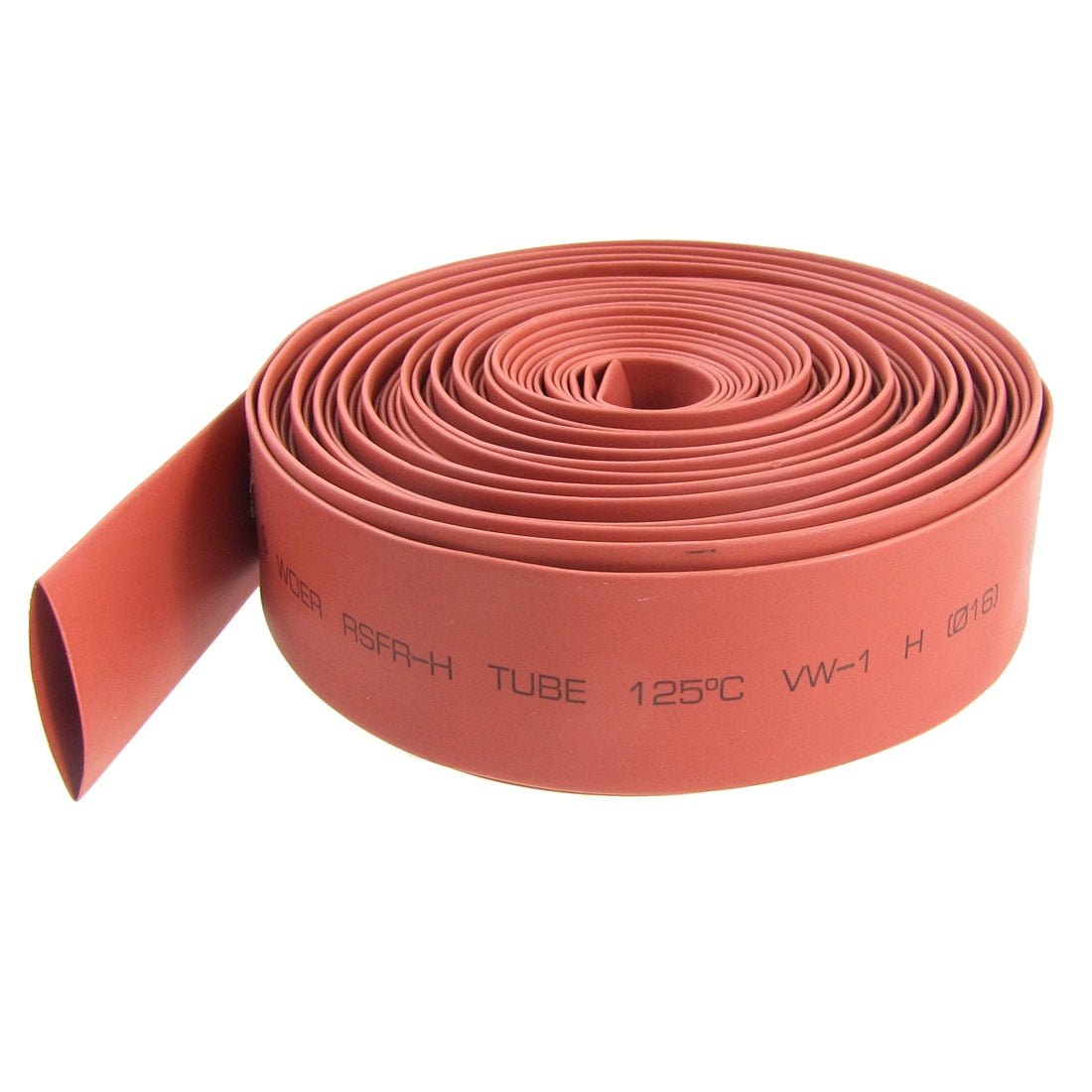 600V 16mm Dia. Red Heat Shrinkable Tube Shrinking Tubing 8M