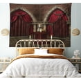 thumbnail image 5 of Gothic Tapestry, King in Vintage Style Palace Chandelier Medieval Architecture Theme, Fabric Wall Hanging Decor for Bedroom Living Room Dorm, 2 Sizes, Burgundy Grey, by Ambesonne, 5 of 9