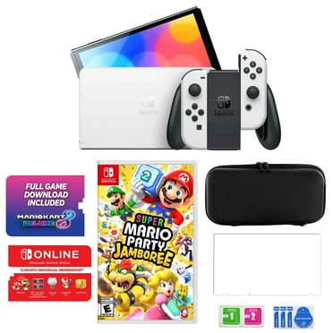 Switch OLED MarioKart 8 Bundle with Accessories & Jamboree