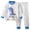 0-Blue758, variant on WOYY Infant Boys 2 Piece Outfit Set Cartoon Soft Long Sleeve Top Pants Sleepwear, Sizes 18-24M
