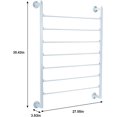 thumbnail image 3 of Ribbon Storage Organizer,Wall Mounted Ribbon Organizer,Wrapping Paper Rack,7-Layer Metal Ribbon Storage for Craft Room,Flower Shop,Gift Wrapping Paper,White, 3 of 8