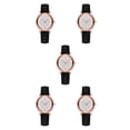 thumbnail image 3 of ZheElen Easy-to-read Ladies Quartz Watch Fashionable And Reliable Analog Display white black 5Set, 3 of 6
