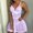 Purple, variant on Lilgiuy Lingerie Sleepwear for Women Sexy Comfortable Nightdress Soild Lightweight Honeymoon Sleepskirt
