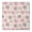 Pink Football, variant on Red Baseballs and Stars Pattern Square Fitted Tablecloth with Elastic Edge,Square Table Cover,Washable Elastic Table Cover for Home Kitchen Party Decor 36"x36"