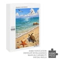 thumbnail image 6 of Sea Turtle on The Beach 1000 Piece Wooden Puzzle, Nature-Themed Jigsaw, Finished Size 30" x 20", 6 of 8