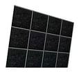 thumbnail image 2 of 12 paneles acústicos insonorizados para pared, diseño cuadrado autoadhesivo único. negro no pegajoso, 2 of 9