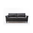 thumbnail image 4 of Lilola Home Stanton 2-Piece Linen Fabric Sofa Set with Tufted Arms in Dark Gray, 4 of 6