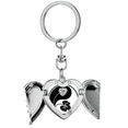 thumbnail image 1 of Porte-clés Motif Fleur Yin-yang Cœur Aile d'Ange, 1 of 3