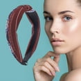 thumbnail image 2 of Unique Bargains 1 Pc Exquisite Headbands for Women Wine Red, 2 of 6