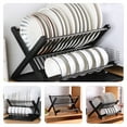 thumbnail image 5 of Voiceine 1 Set Folding Dish Drainer Plate Drying Rack Plate Holder Dish Rack Drying Strainer, 5 of 10