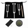 thumbnail image 1 of Fourchettes de Réglage pour Ensemble de Guérison 128Hz, 256Hz, 512Hz & Activateur Appareils de Thérapie Sonore, Instruments de Guérison Sonore pour Chakra, 1 of 8