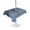 Mist Blue, variant on Outdoor Tablecloth with Umbrella Hole for Patio/Picnic/Party/Camping, Green Black Branches Waterproof Table Cloth Rectangle Table Cover Washable, Botanical Dead Tree Birds (60"x 102")