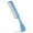 Blue, variant on The Hair Doctor Handle Comb with silky smooth rotating teeth reduces hair breakage and hair loss (22 Stainless Teeth, Ice Blue)