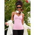 thumbnail image 6 of Sociala Halter Tank Tops for Womens Backless Gym Workout Tops Adjustable Strap Camisoles Built-in Bra, 6 of 10