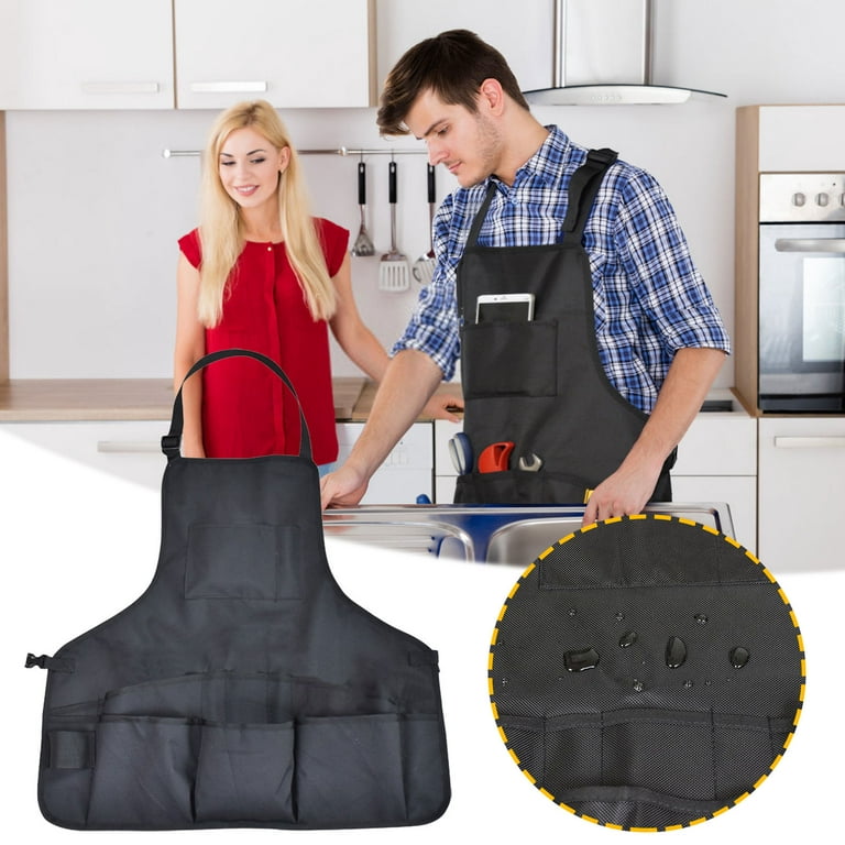 Black Hanging Divided Housekeeping Accessory Bag