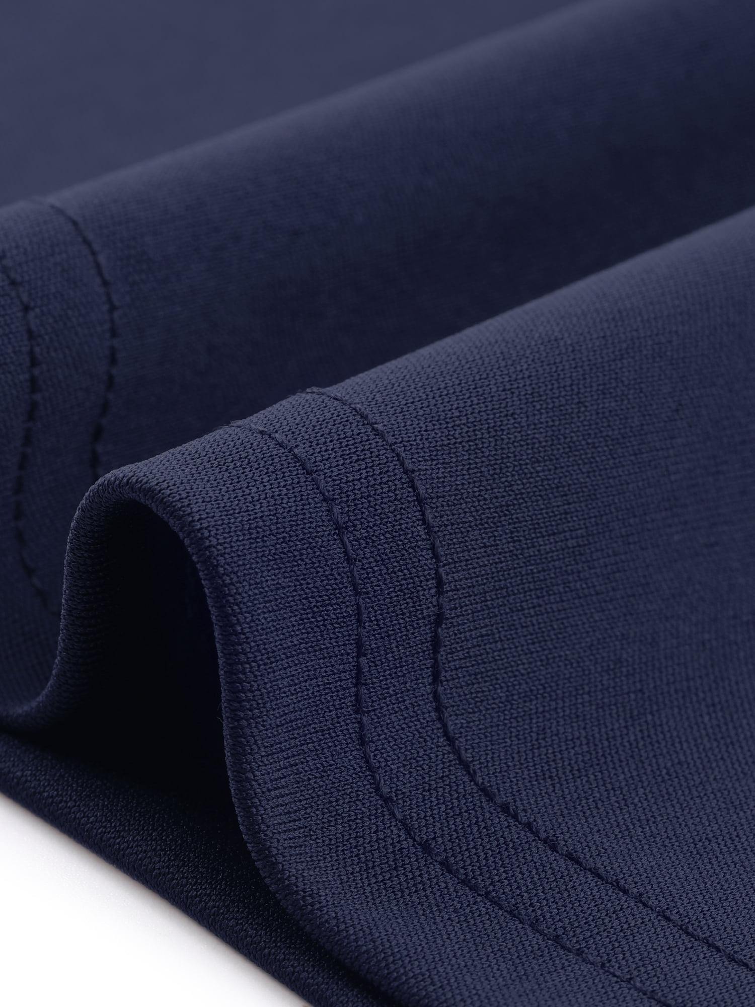 DARING DIVA Long Sleeve Round Neck Cocktail Dress S Dark Blue