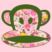 Junior's Paul Frank Floral Julius the Monkey Graphic Tee Light Pink X Large