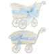 thumbnail image 1 of 2pcs Cart Design Storage Basket Candy Holder Baby Shower Wedding Party Gift Holder 26s, 1 of 3