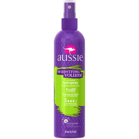 Aussie Maximum Hold Headstrong Volume Non-Aerosol Hairspray 8.5 fl. oz. Spray Bottle
