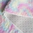 thumbnail image 5 of SAFAVIEH Rainbow Jaki Solid Shag Area Rug, Rainbow, 2' x 3', 5 of 7