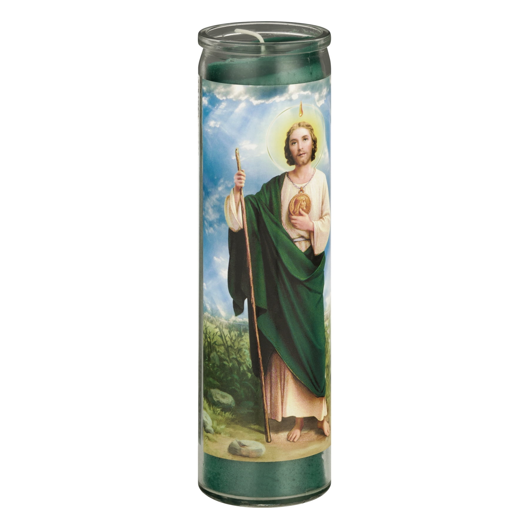 San Judas Tadeo Bright Glow Candle
