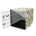 thumbnail image 3 of Autumn Dog Crate Cover, Seasonal Falling Leaves Print Garden Elements, Easy to Use Pet Kennel Cover Small Dogs Puppies Kittens, 7 Sizes, White Multicolor, by Ambesonne, 3 of 6
