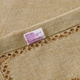 thumbnail image 3 of Hem Stitch Border Vintage Design Tablecloth Oatmeal 68" by 108" Oblong / Rectangle, 3 of 5