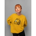 thumbnail image 2 of Bear In A Good Mood Sweatshirt Women -Smartprints Designs, Female XX-Large, 2 of 4