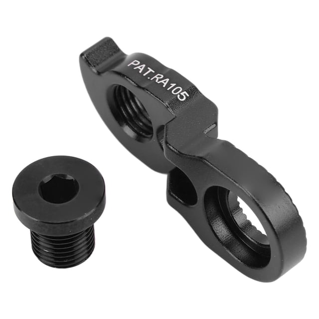 Rear Derailleur Extender, Adjustable Bicycle Rear Derailleur Hanger With Screw For Road Bicycle Black