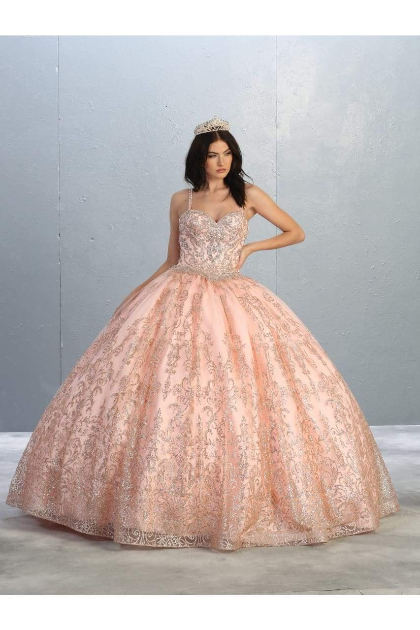 Quinceanera Glitter Ball Gown