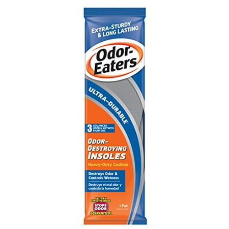 3 Pk Odor Eaters Ultra Durable Odor Destroying Heavy Duty Cushion Insoles 1