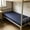 Blue, variant on 78x35 Inch Single Fitted Bed Sheet, Soft Fiber Mattress Protector, Secure Non Slip Bed Cover, Academic Dormitory Bedding Supply