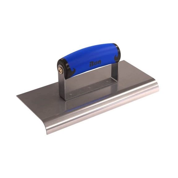 Bon 62-456 Edger - Stainless Steel 9-in. X 4-in. - 3/4-in. Radius X 3/4-in. Lip Comfort Grip Handle