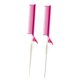 thumbnail image 3 of Peine para resaltar, peine con pinza para cardar, peine de cola de rata profesional, herramienta de estilista para el cabello rosa blanco, 3 of 9