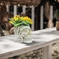 thumbnail image 3 of Pots de Fleurs Réalistes Verts Ornements de Jardin Décorations d'Halloween, 3 of 5