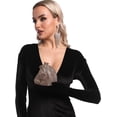 thumbnail image 3 of StyleSack Luxury Hand-Embellished Horse Head Rhinestone Evening Clutch - 3D Crystal Animal Purse with Detachable Chain | Party/Wedding/Gala Accessory, 3 of 6