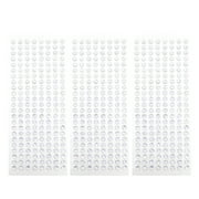 Hello Hobby Clear Round Adhesive Gemstone Stickers, 552 Count, 9mm Craft Gems